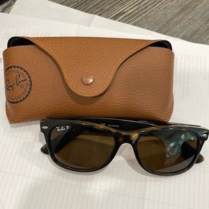 Ray-ban Classic New Wayfarer Sunglasses - Tortoise, Polarized
